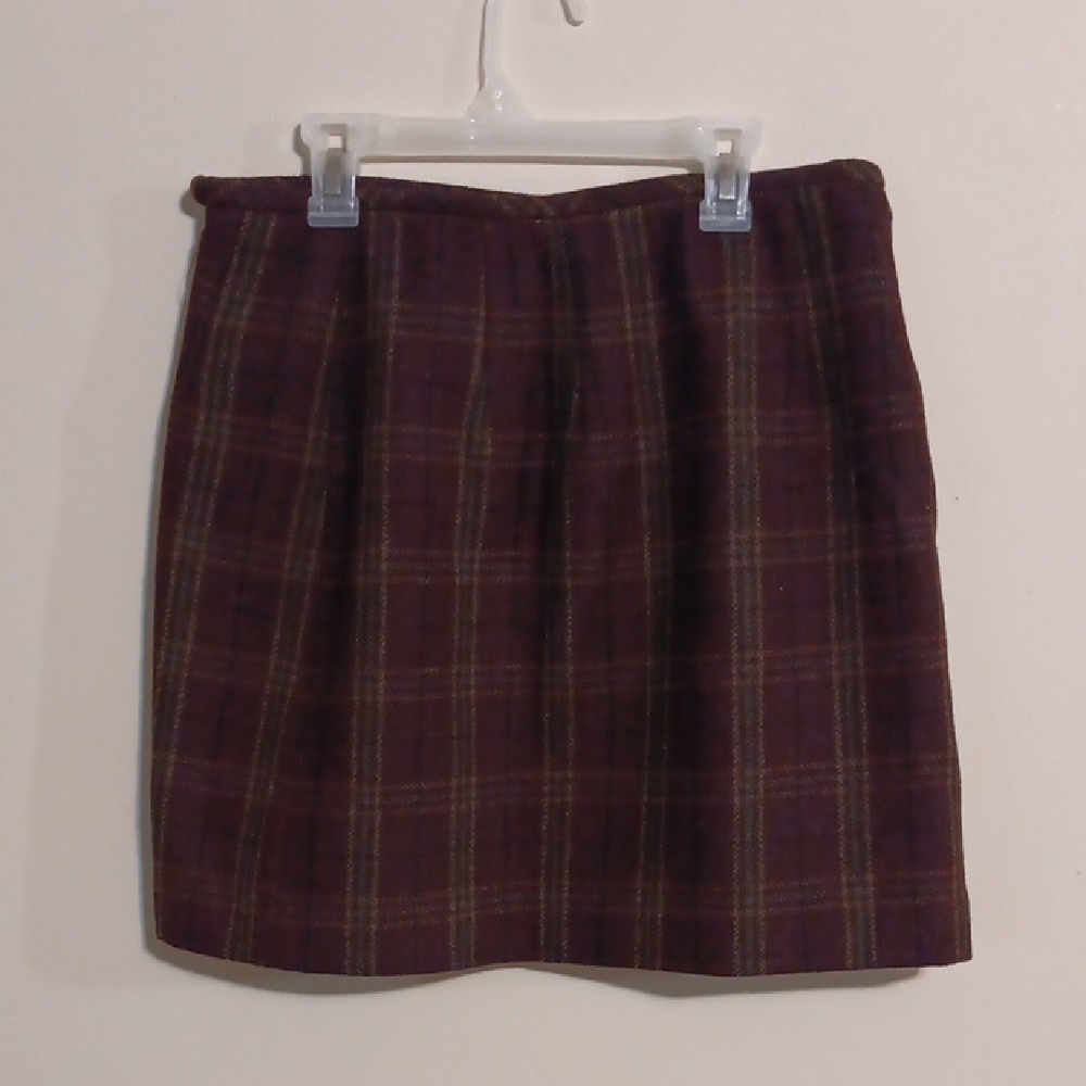 Plaid Purple Skirt